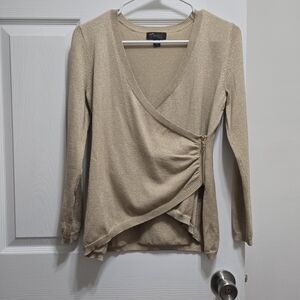 Thalia Sodi Metallic Knit Sweater